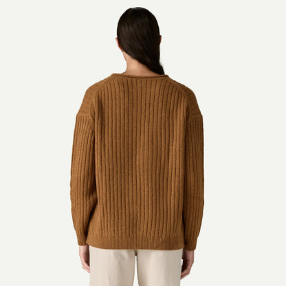 Women's Recycled Wool-Blend V-Neck Sweater - US 9598
