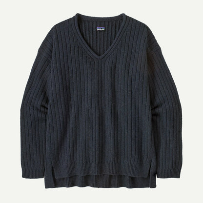 Women's Recycled Wool-Blend V-Neck Sweater - US 7600