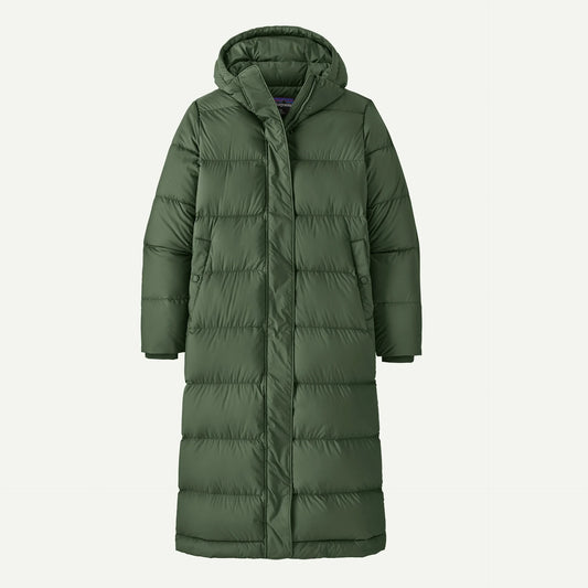 Women's Silent Down Long Parka - US 3705