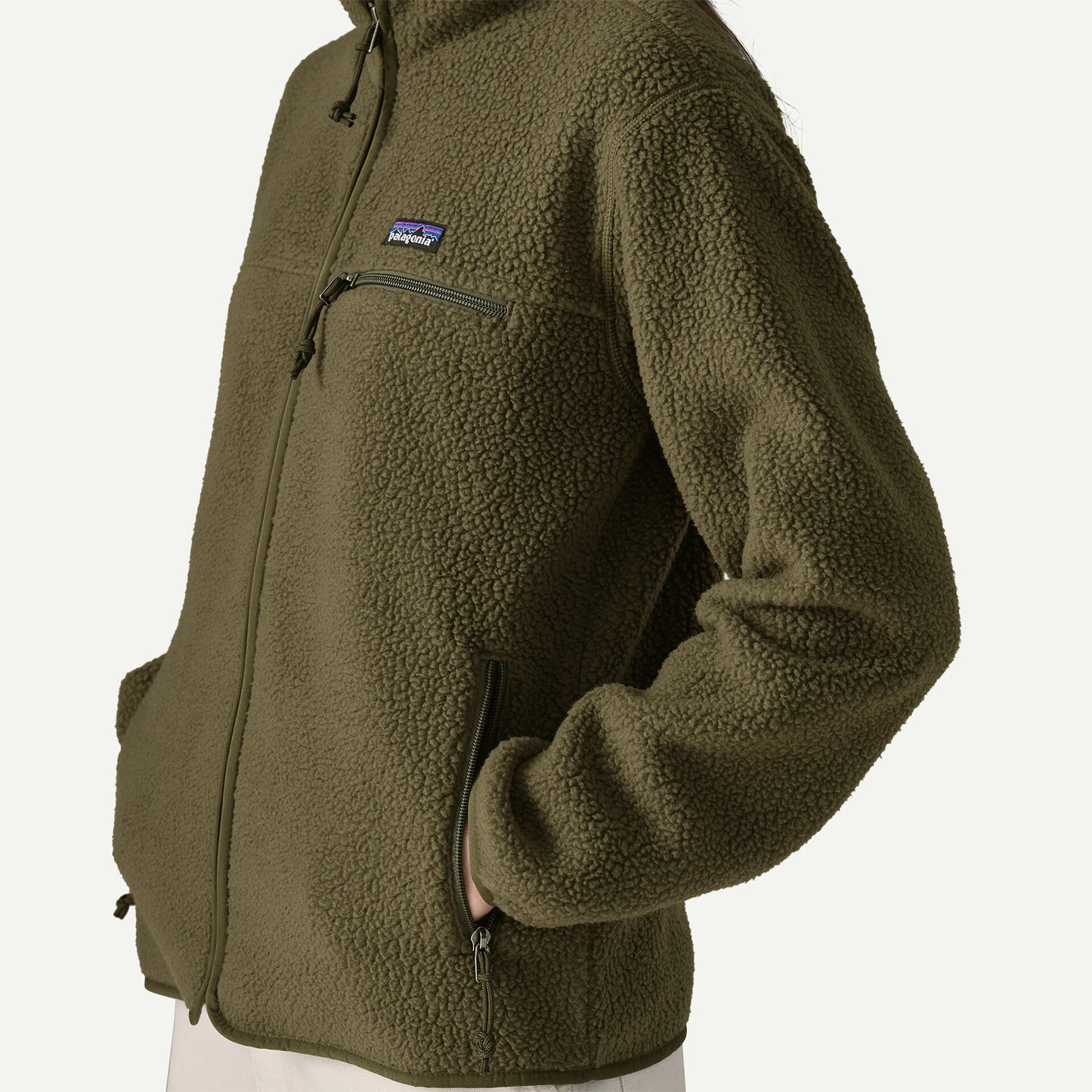 Women's Retro Pile Fleece Jacket - US 8797
